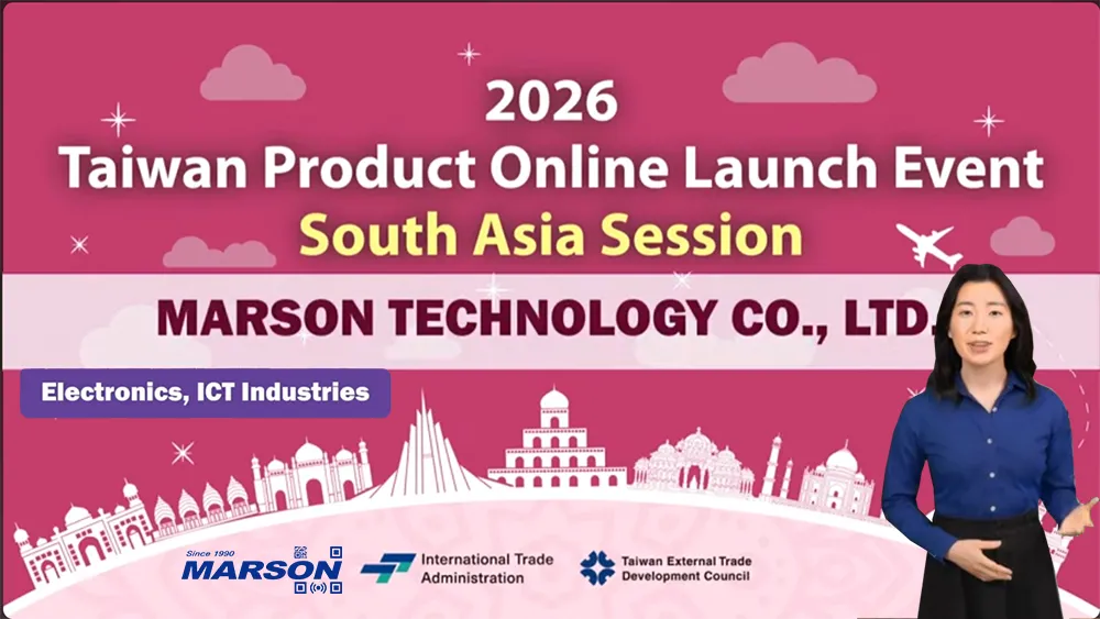 Marson invite you watch Taiwan Product Online Launch Event 2026 South Asia Session_1000x600